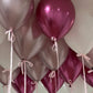 Helium Balloons with Satin Ribbon – 25pcs (11")