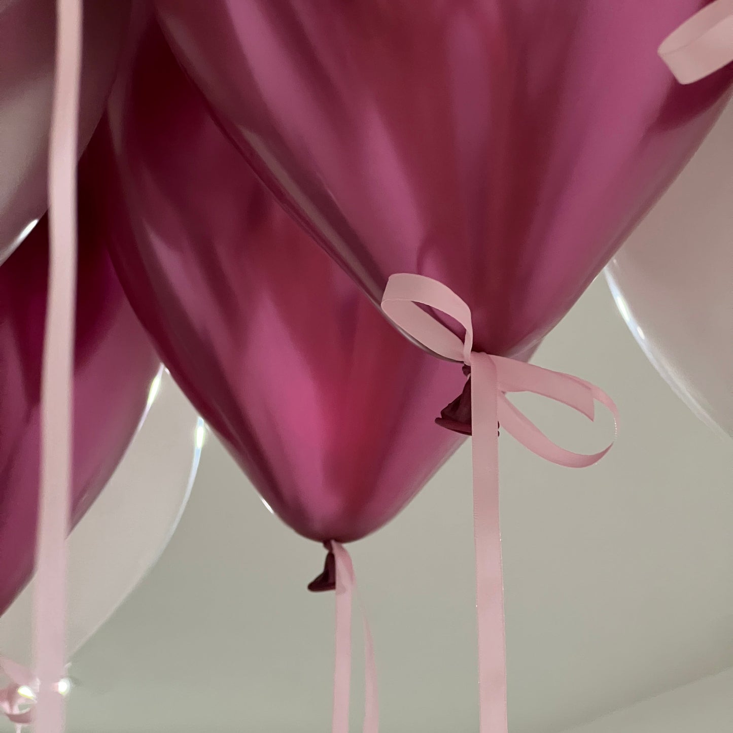 Helium Balloons with Satin Ribbon – 25pcs (11")