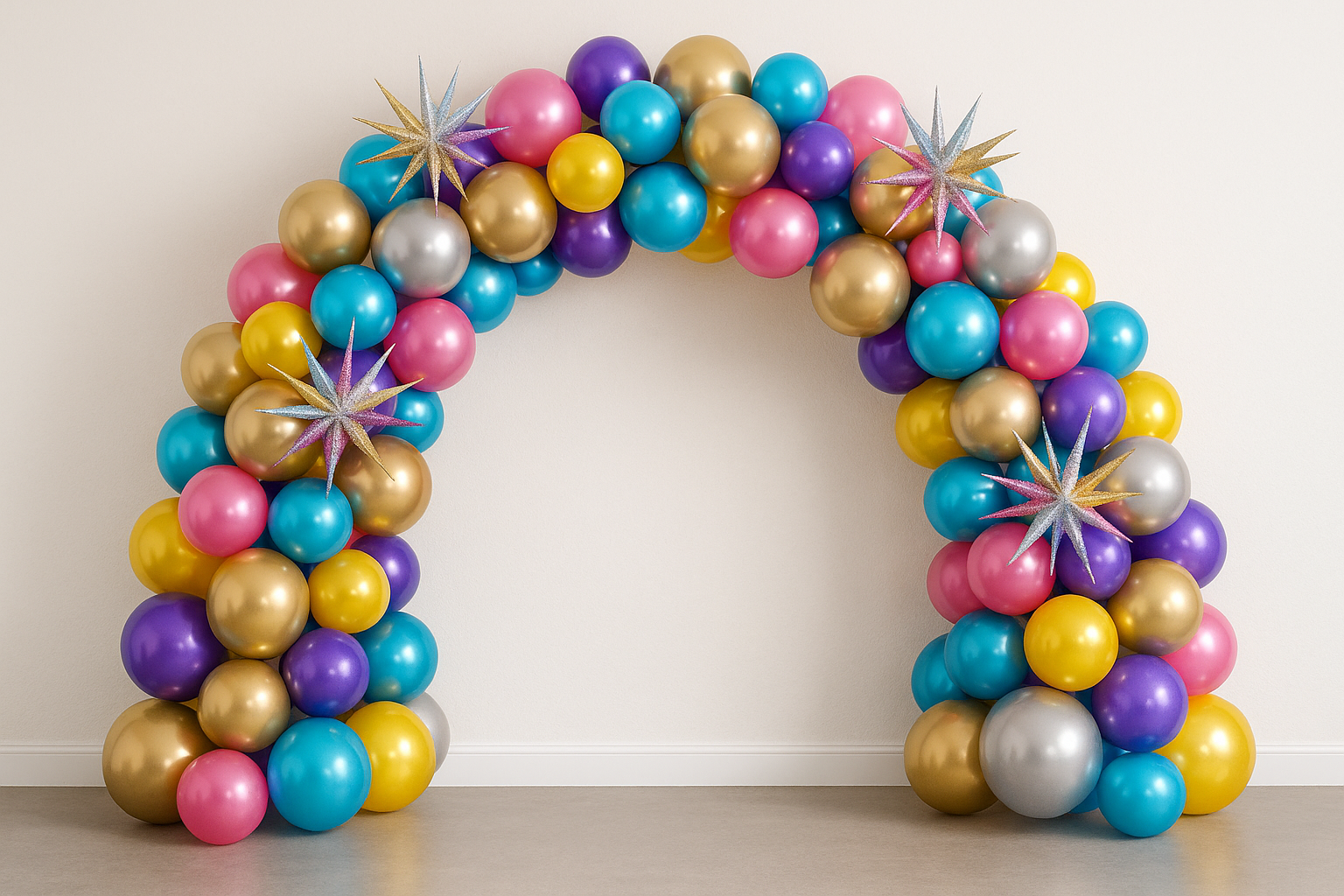 balloon arch with sturbuz